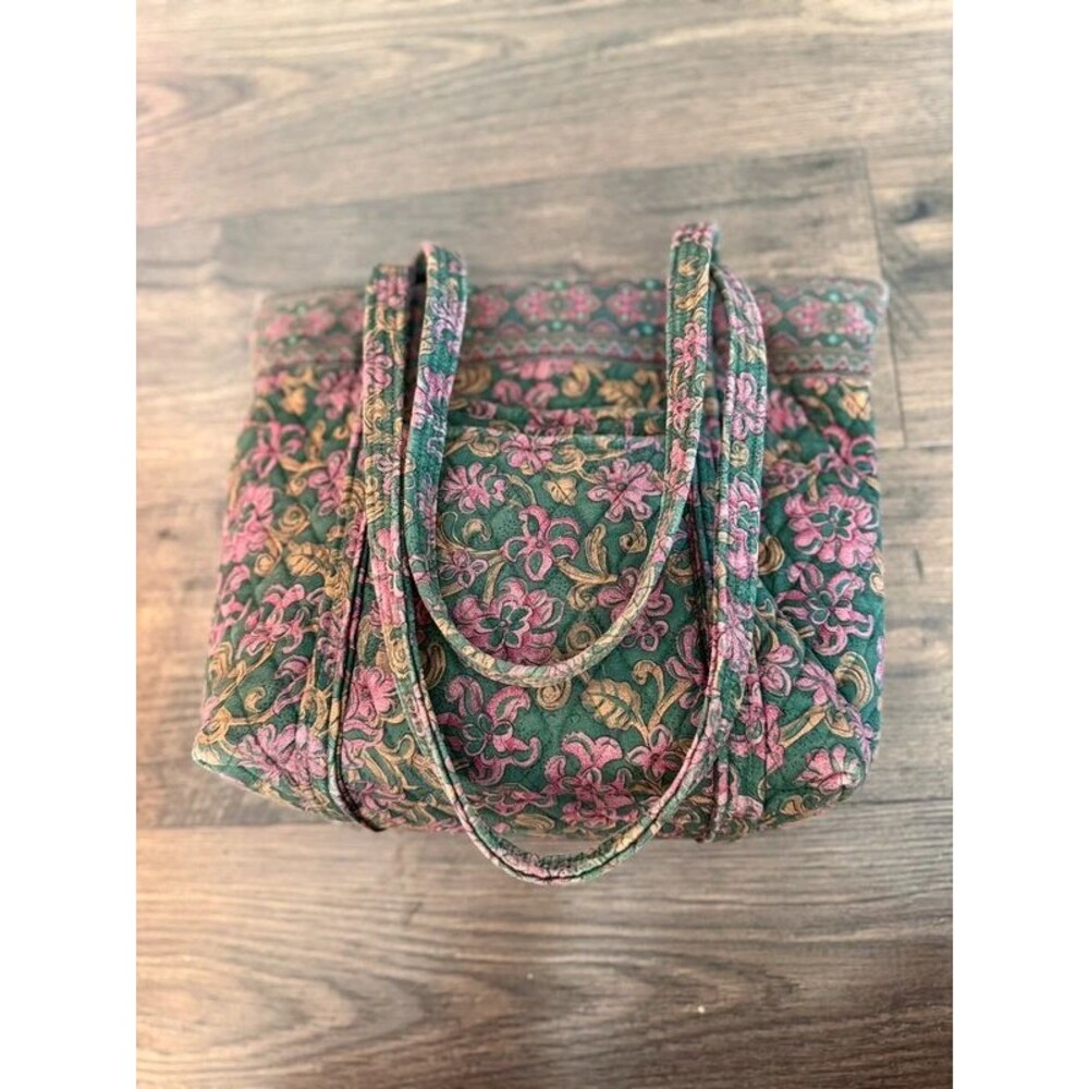 Anne Gorin Handmade Quilted Floral Tote Bag Made in USA